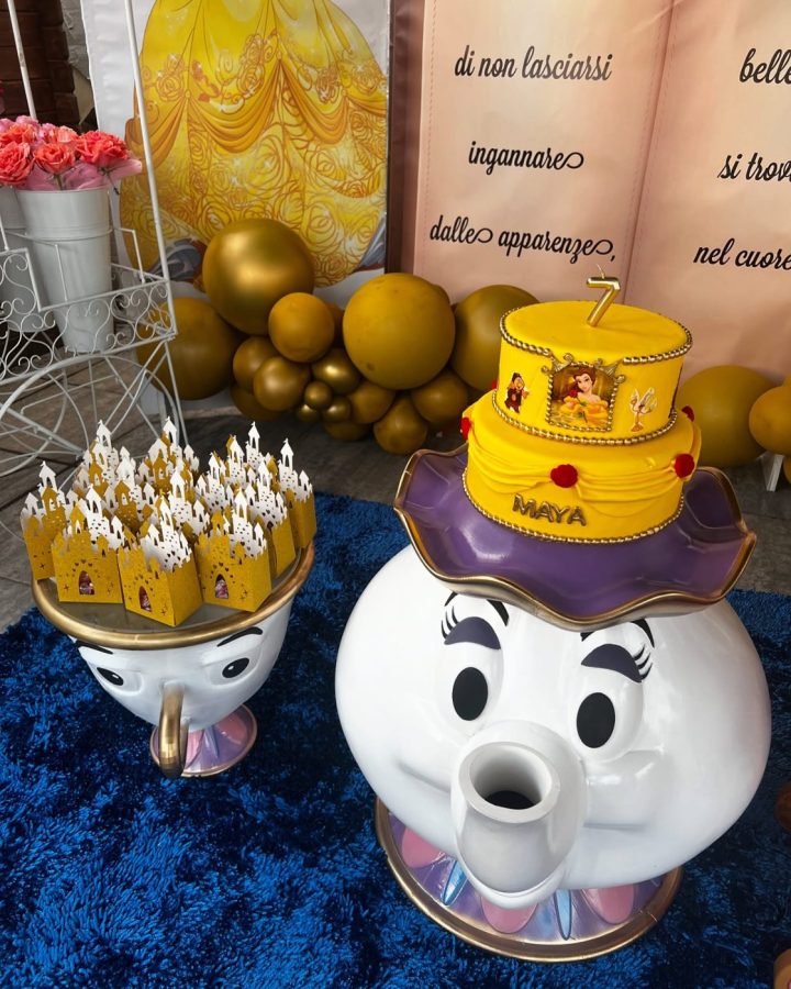 Tavolo «La Bella e la Bestia» · dettaglio