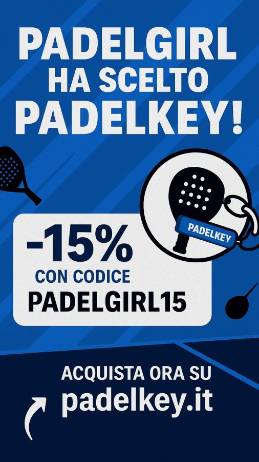 PadelGirl ha già scelto il suo portachiavi PadelKey