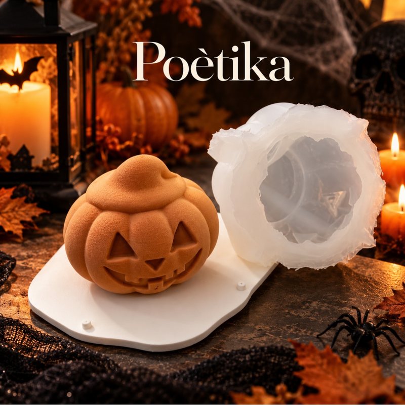 Stampo in silicone a forma di zucca di Halloween