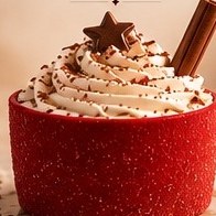 Stampo in silicone di Natale: Tazza con panna